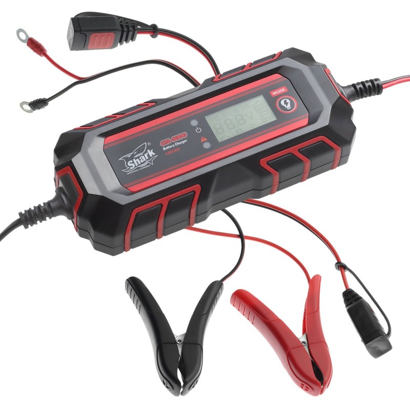 SHARK Battery Charger CN-4000, 6/12V, IP54, 4A DC