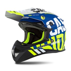 Laste krossikiiver Cassida Sonic Junior Blue/Fluo