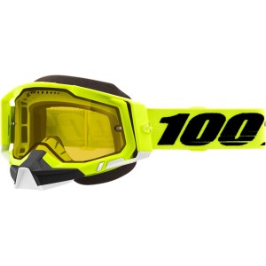 100% Racecraft 2 Snow lumesaani prillid Hi-Vis/Yellow lens