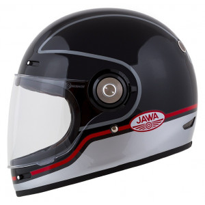 Kinnine retrokiiver Cassida Fibre Jawa Black/Red / 2XL