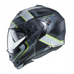 Avatav kiiver Caberg Duke II Tour Matt Black/Fluo Yellow