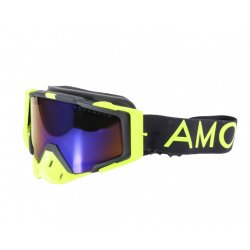 AMOQ Aster lumesaani prillid Black/Hi-Vis sinine peegelklaas
