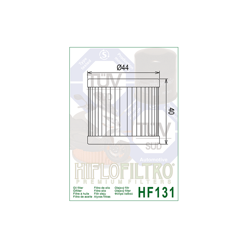 CPL Oil Filter HF131 – Compatible With Sinnis Stealth 125, QM125 & More