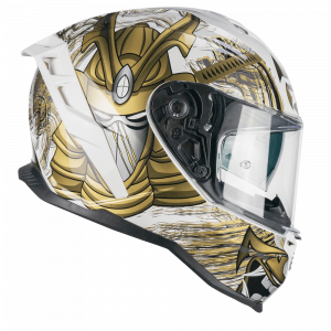 Kiiver CGM 363 Shot Nippo Samurai Kuldne-Valge