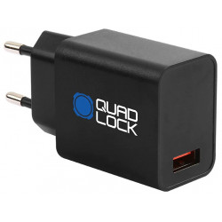 Quad Lock seinaadapter USB-A 18W