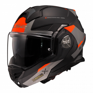 LS2 FF901 Advant X Oblivion Matt Black-Sand-Orange