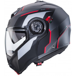 Avatav kiiver Caberg Duke EVO Grey/Black/Red