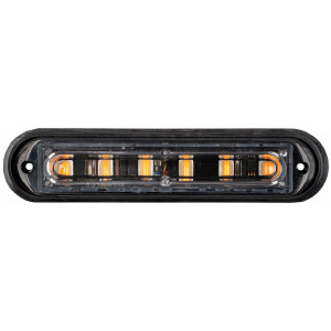 Kollane/oranž vilkur 6-LED'iga 6-32V 1 170 x 32 x 25mm