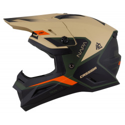 Laste krossikiiver Cassida Napa Junior Sand/Green/Orange
