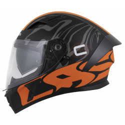 Kiiver Cassida Orbit Multivers Black Matt-Orange