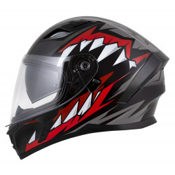 Kiiver Cassida Orbit StriX Black Matt-Red