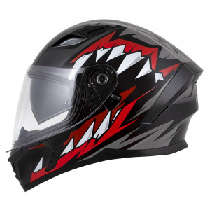 Kiiver Cassida Orbit StriX Black Matt-Red