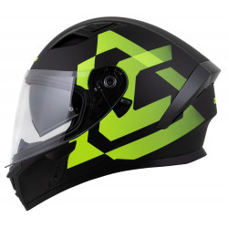 Kiiver Cassida Orbit Grind Black Matt-Fluo