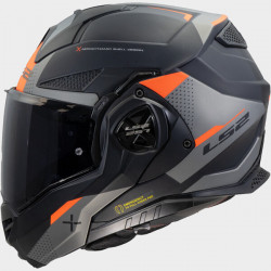 LS2 FF901 Advant X Oblivion Matt Black-Sand-Orange
