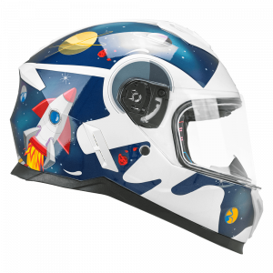 Laste kiiver CGM 265 Micro Space Blu Bianco