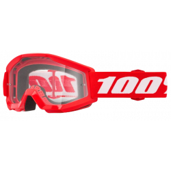 Laste krossiprillid 100% Strata Mini RED/CLEAR