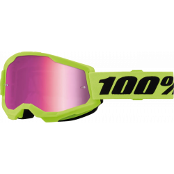 100% Strata GOG STRATA 2 JUNIOR NEON YL MIRROR PINK