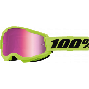 100% Strata GOG STRATA 2 JUNIOR NEON YL MIRROR PINK krossiprillid