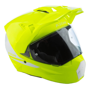 Dual-Sport kiiver KLIM X1 Alpha Gloss Hi-Vis White