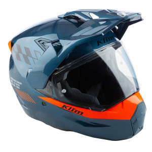 Dual-Sport kiiver KLIM X1 Alpha Gloss Concept Petrol Strike Orange