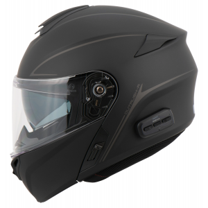 Sideseadmega kiiver CGM Sena Outrush R Matt Black
