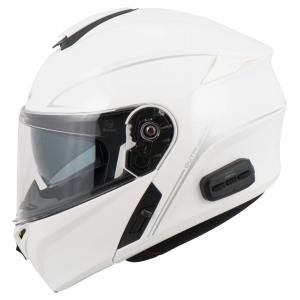 Sideseadmega kiiver CGM Sena Outrush R White