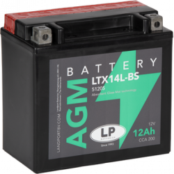 Aku Landport LTX14L-BS (YTX14L-BS) 12V/12Ah