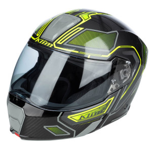 Avatav kiiver KLIM GT1 Expedition Gloss Asphalt Hi-Vis