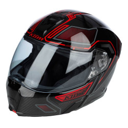 Avatav kiiver KLIM GT1 Expedition Carbon Matte Black