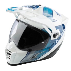 Dual-Sport kiiver KLIM Krios Pro Spectrum White-Blue