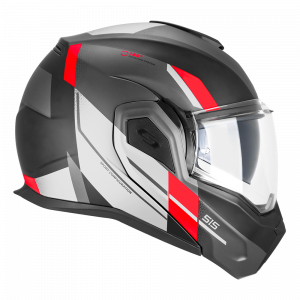 Avatav kiiver CGM 515 Verso Sport Nero Rosso Opaco