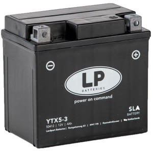 Aku Landport LTX5-3 (YTX5L-BS) 12V/4Ah AGM SLA