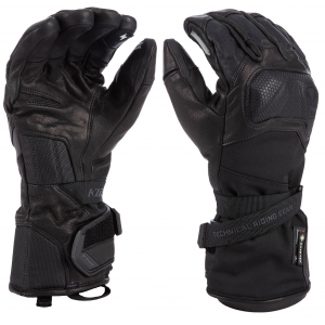 Meeste motokindad KLIM Badlands GTX Long Glove Stealth Black