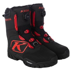 Lumesaani saapad KLIM Force GTX BOA Boot Black Fiery Red