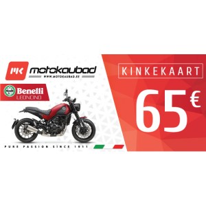 Motokaubad kinkekaart 65€